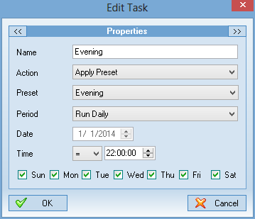 Volume control utility - Scheduler with greater facilities