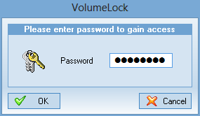 Utility to lock audio volume - Password Security